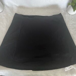 Black A-Line Mini Skirt for Work